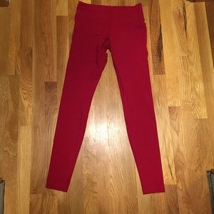 Lululemon Wunder Under Leggings - Cranberry